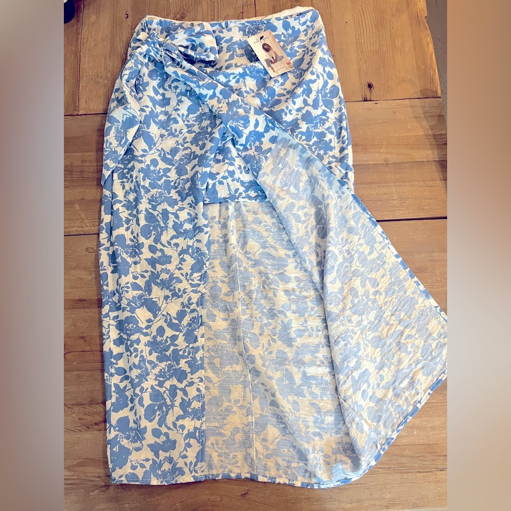 Molly Green Wrap Skirt